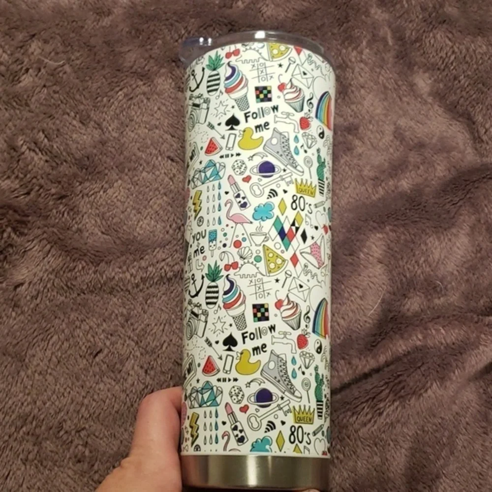 Metal tumbler cup‎